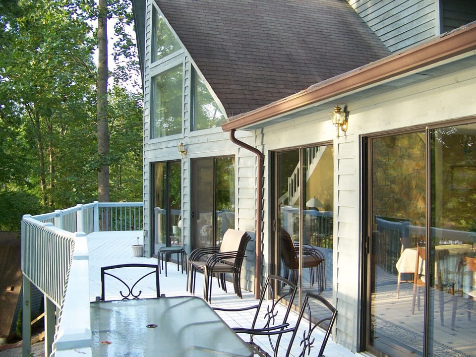 Lots of deck for outside fun.