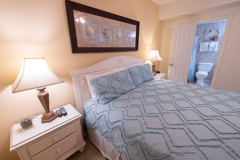 Phoenix X Resort Unit 302 King Master Bedroom with Master Bath