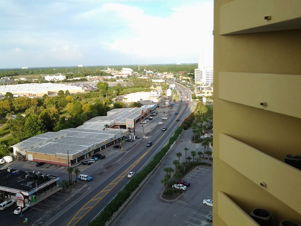 View from front of building looking at Front Beach Dr. 