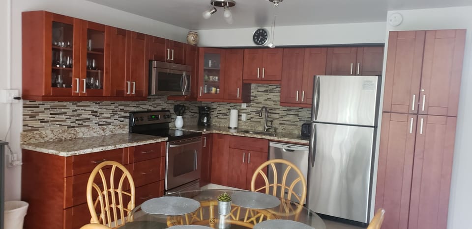 Modern kitchen amenities