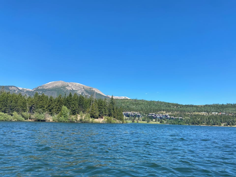 View of condos from Lake Dillon