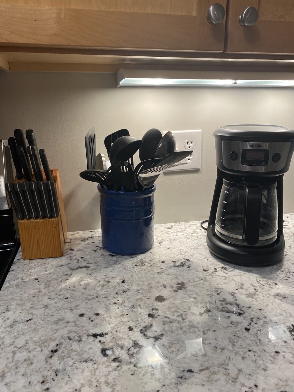 Well stocked kitchen for your cooking pleasure.