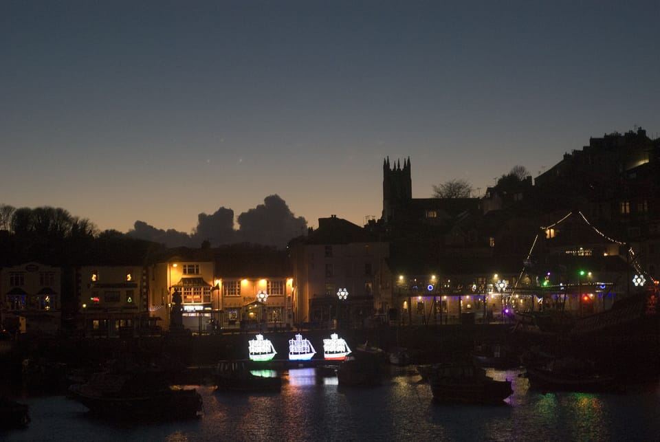 Looking towards All Saints Church, where Rose Cottage is.