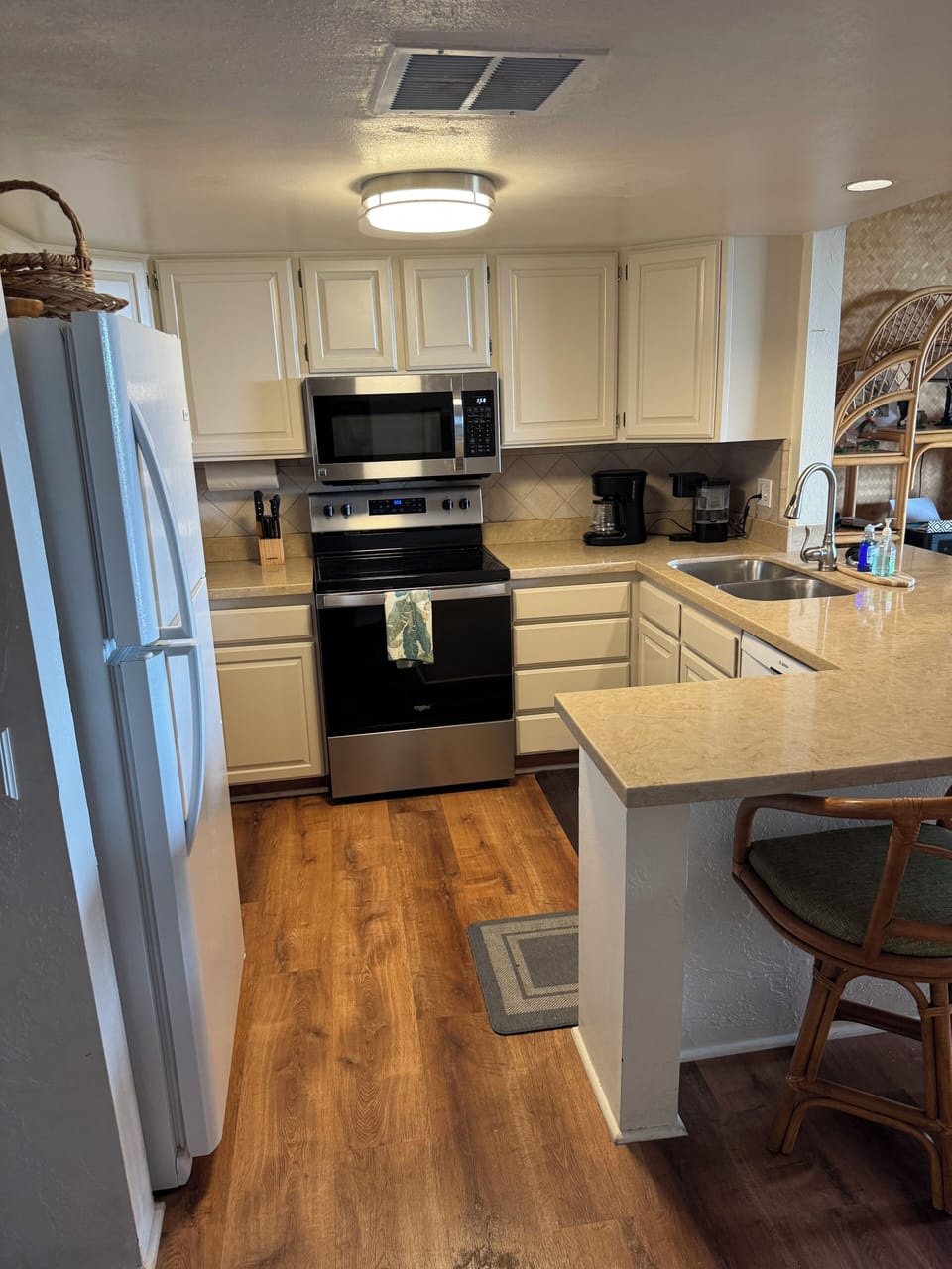 Newly remodeled kitchen