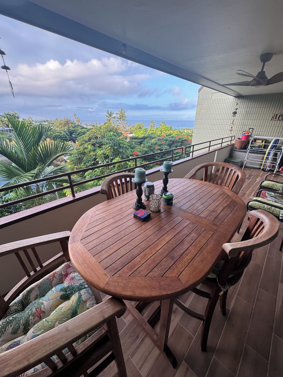 Lanai with a view