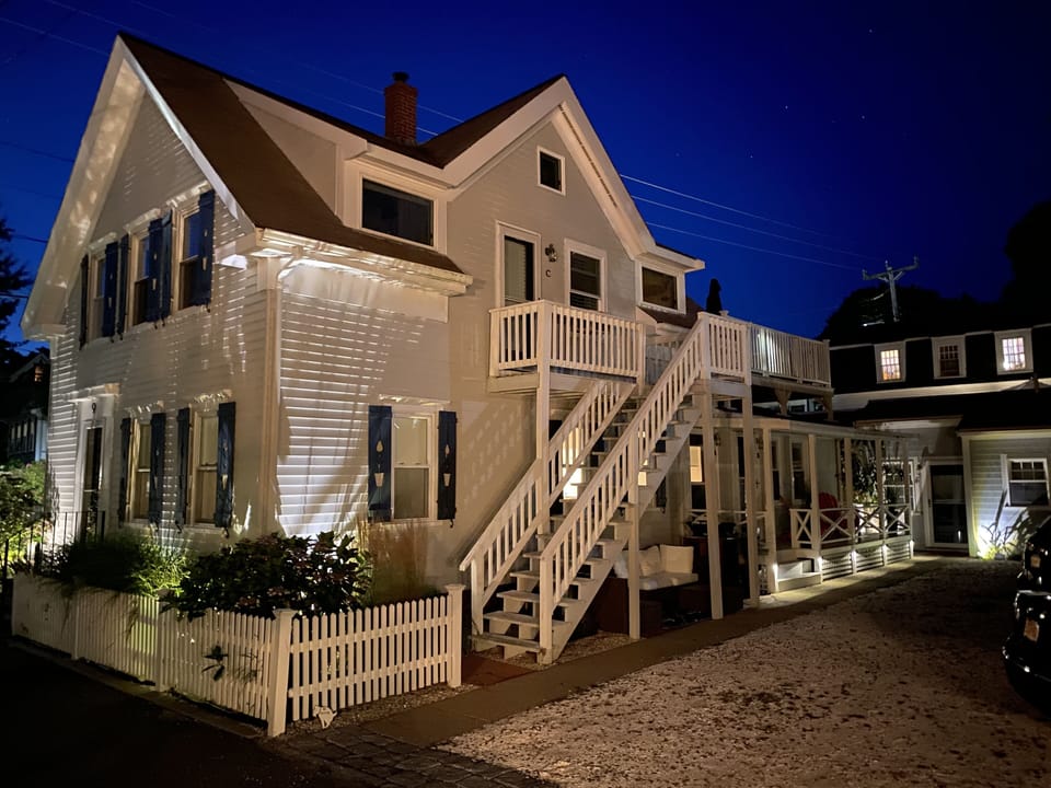 House at night