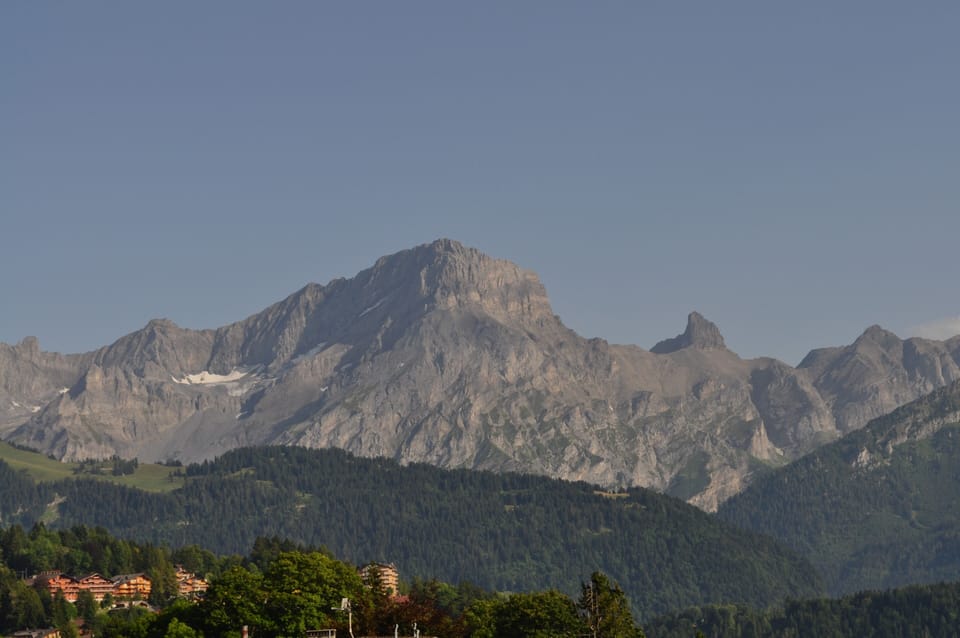 Le Grand Muveran - one view from terrace