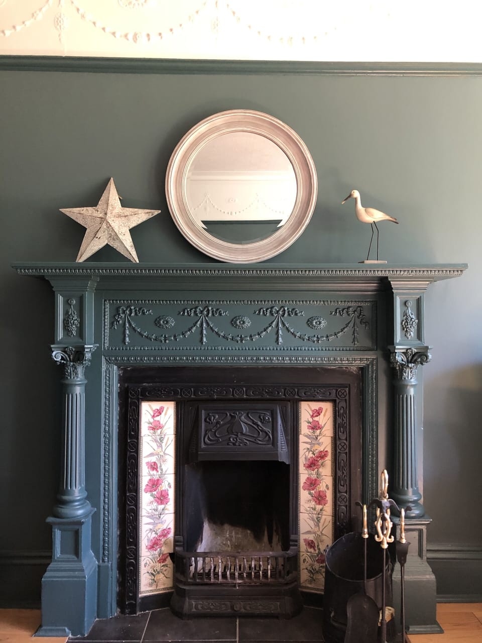 Open fireplace