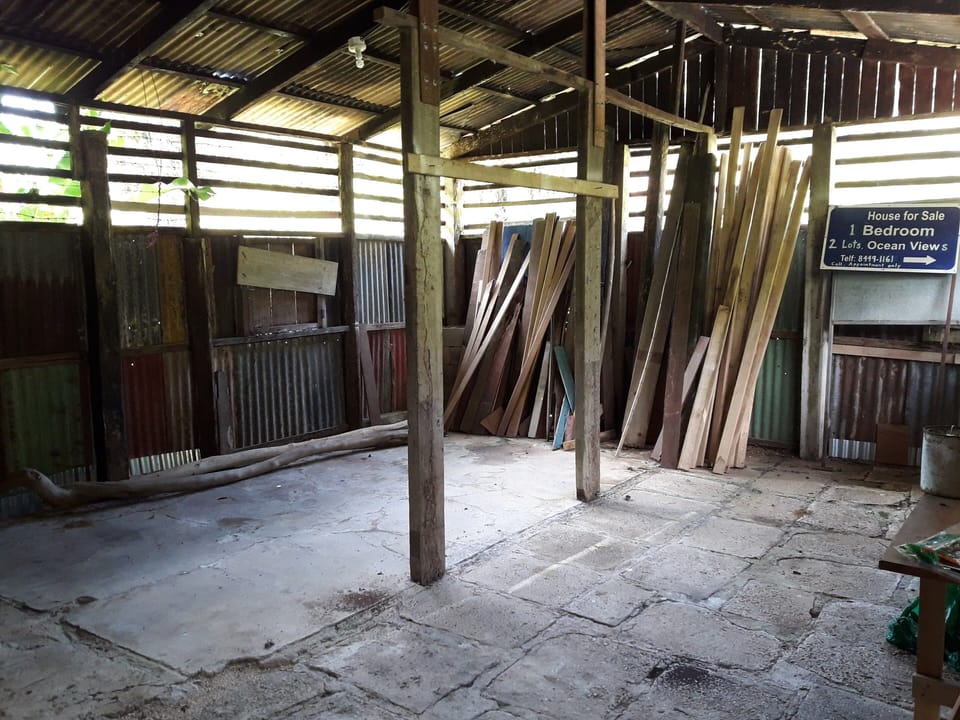 Attached Work Shed