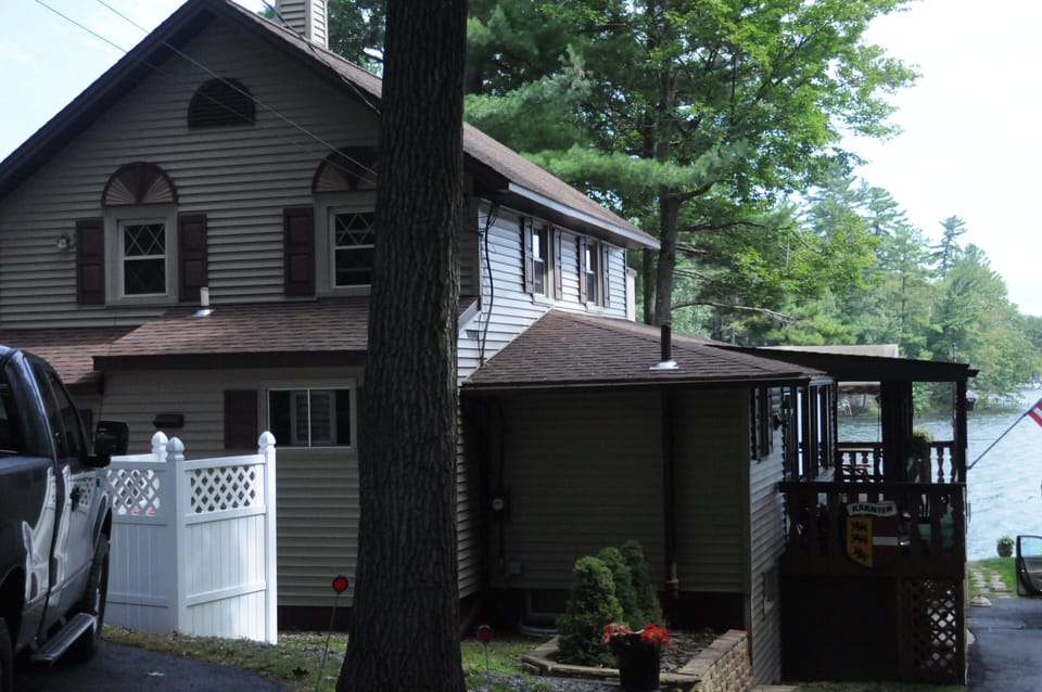 View of our home from behind (looking toward the lake).
