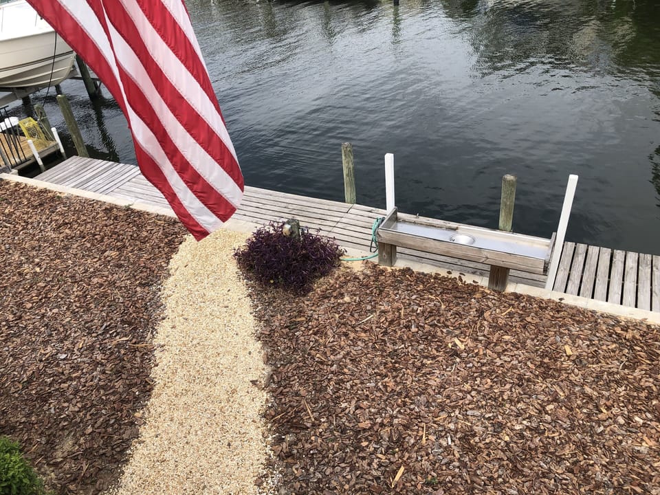 Wide canal is 8 ft deep at our dock. 