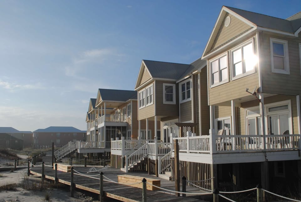 Boardwalk to beach