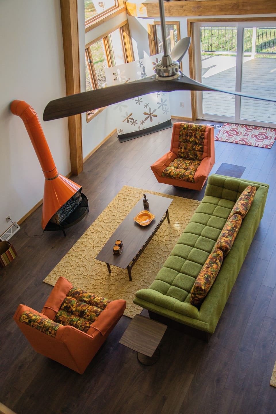 The great room as view from the loft