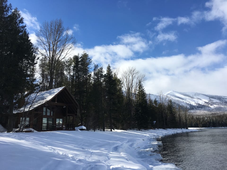 While the weather can be chilly, the sky remains blue and inviting