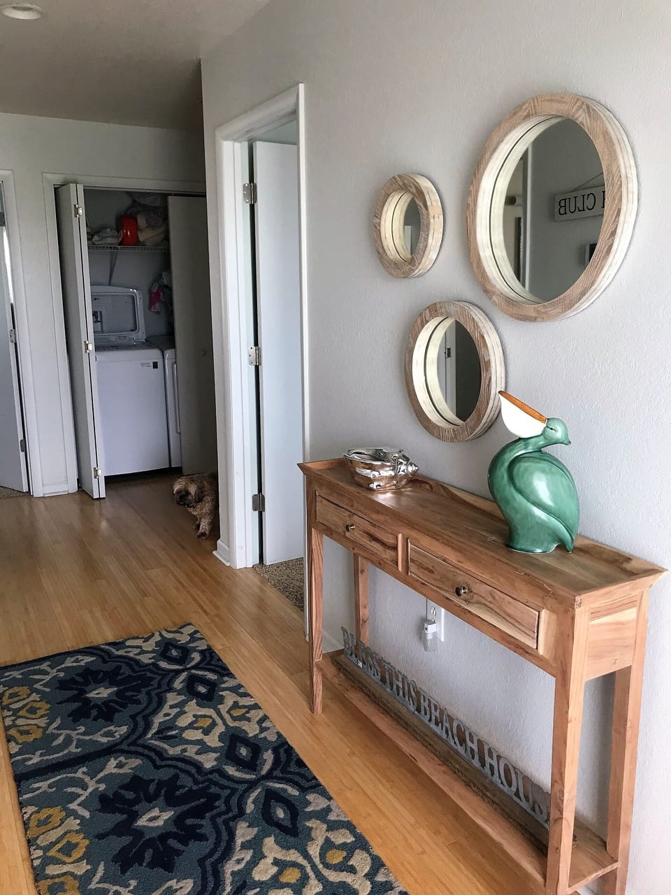 Mid level entry, off front porch