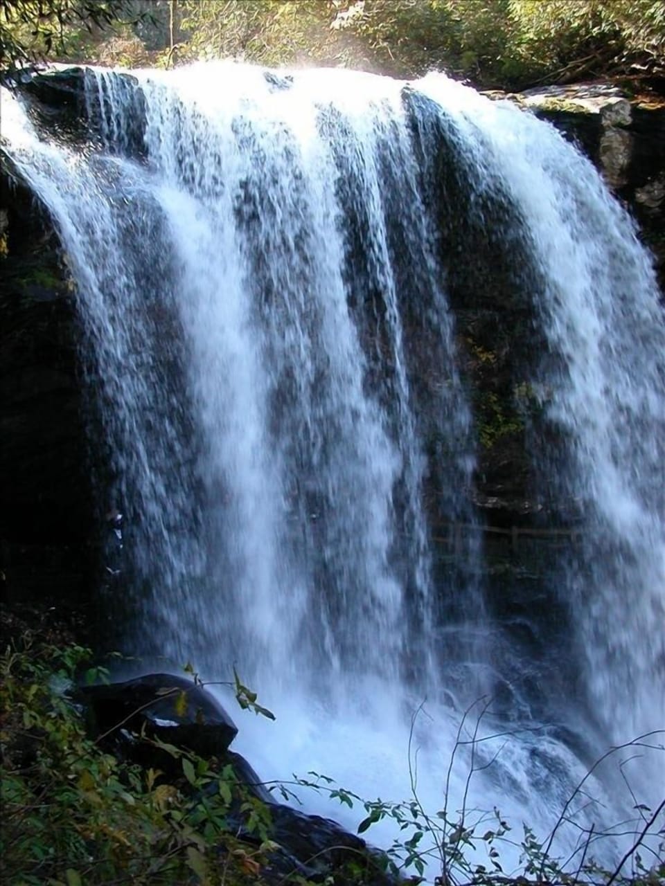 One of the many waterfalls within a short distance of the house