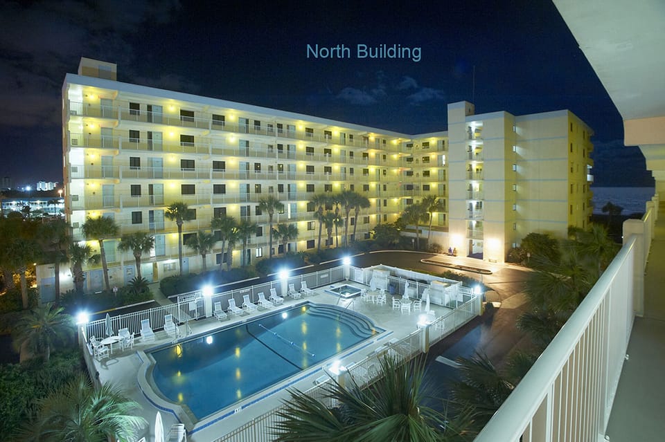 Night Shot of the North Building 