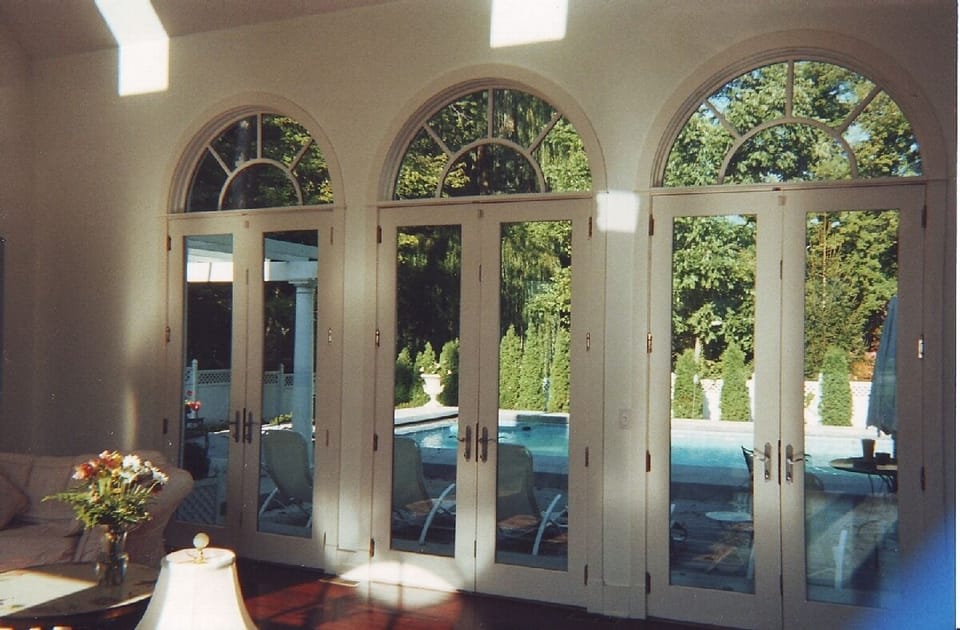 View to pool