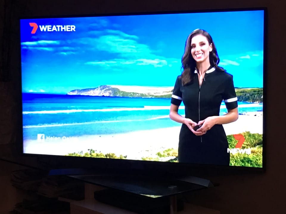 Cape Bridgewater on channel 7 weather. My pic :)
