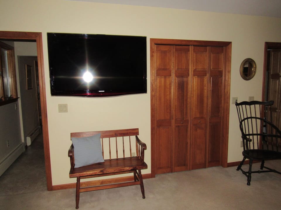 55" HDTV in King Bedroom