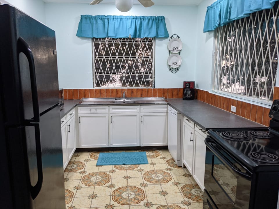 Self-catering kitchen with all appliances and cooking essentials