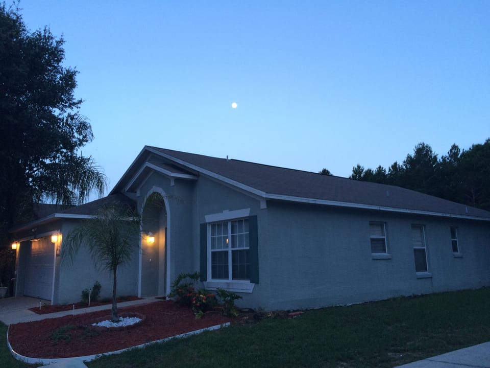 Motion sensor lights all around
Home