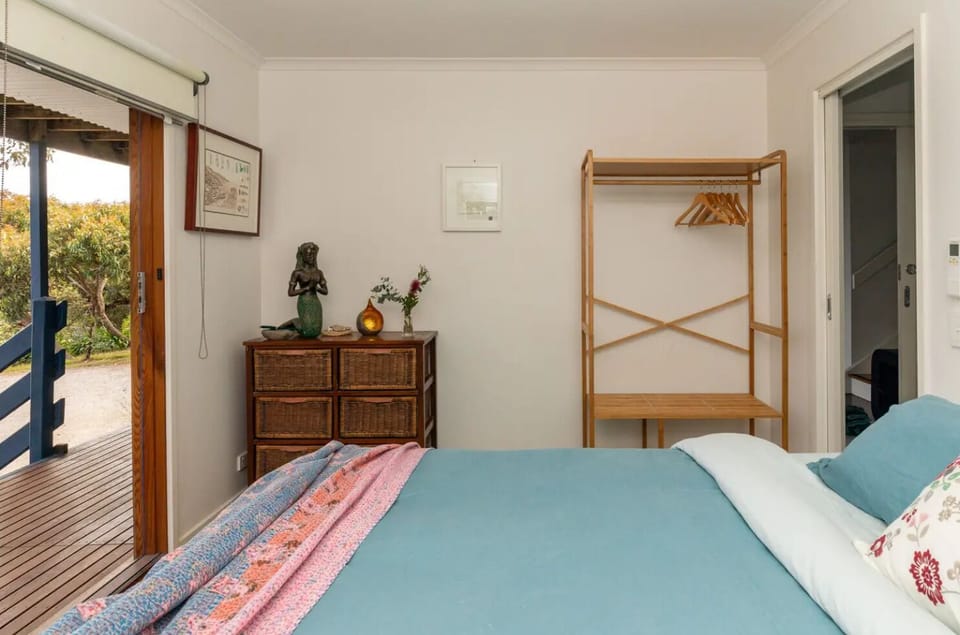 King bed with ocean view