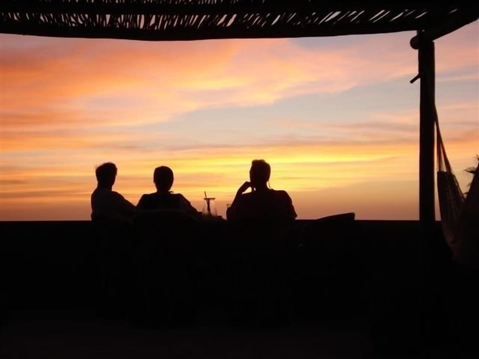 Each evening a spectacular sunset from roof deck