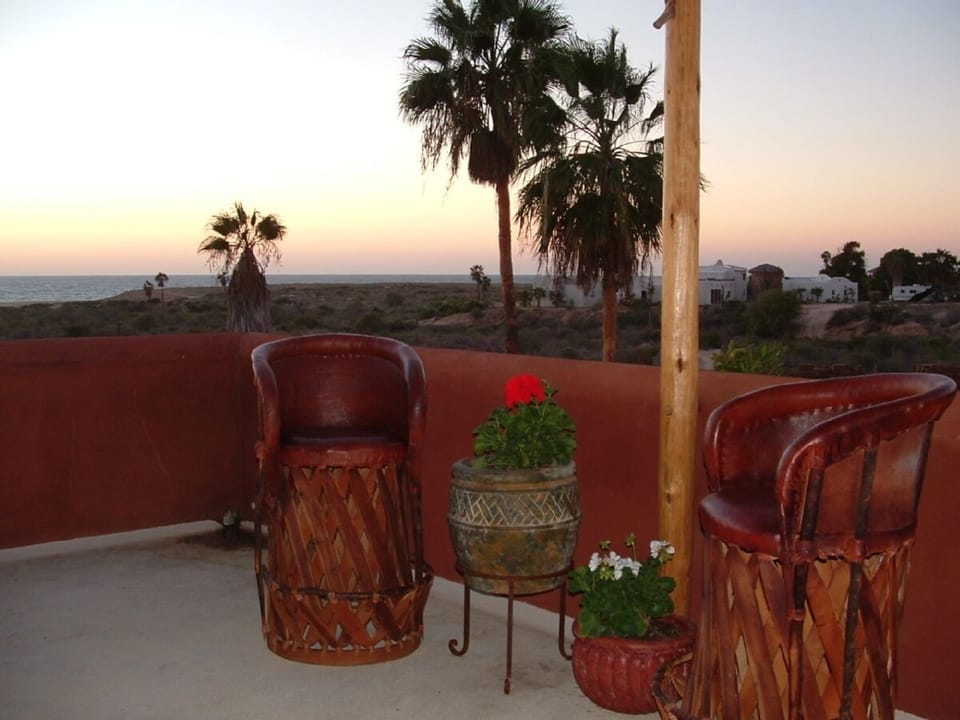 The upper roof deck, a favorite outdoor space