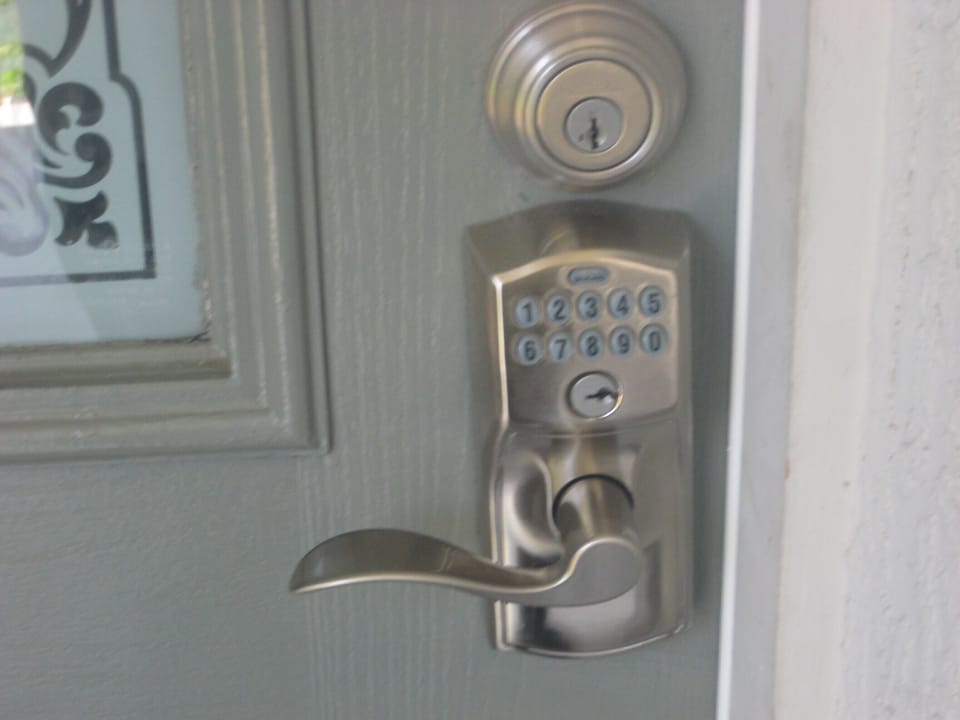 For security every guest is assigned their own code to access the home.