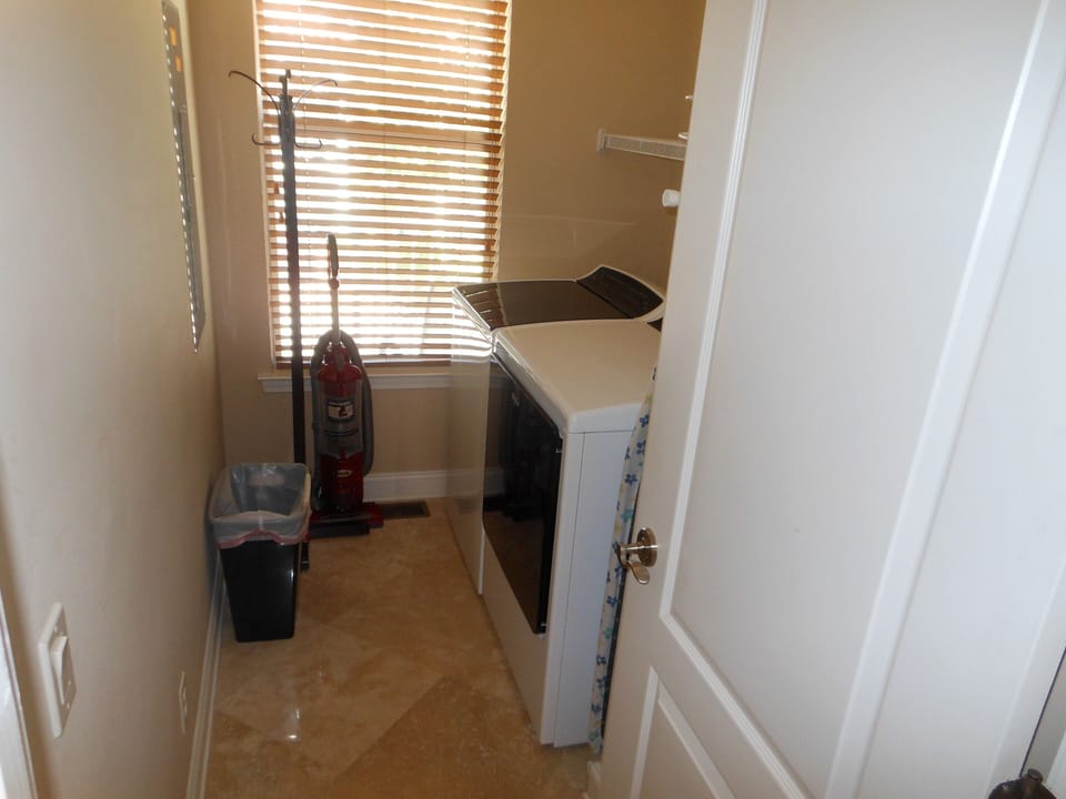 The 2nd floor laundry room is complete with a full size washer and dryer!