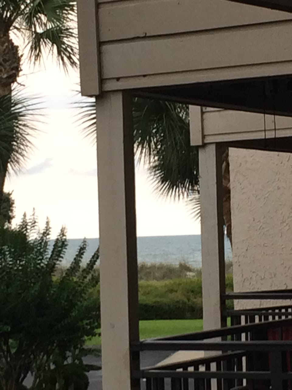 View from our balcony.