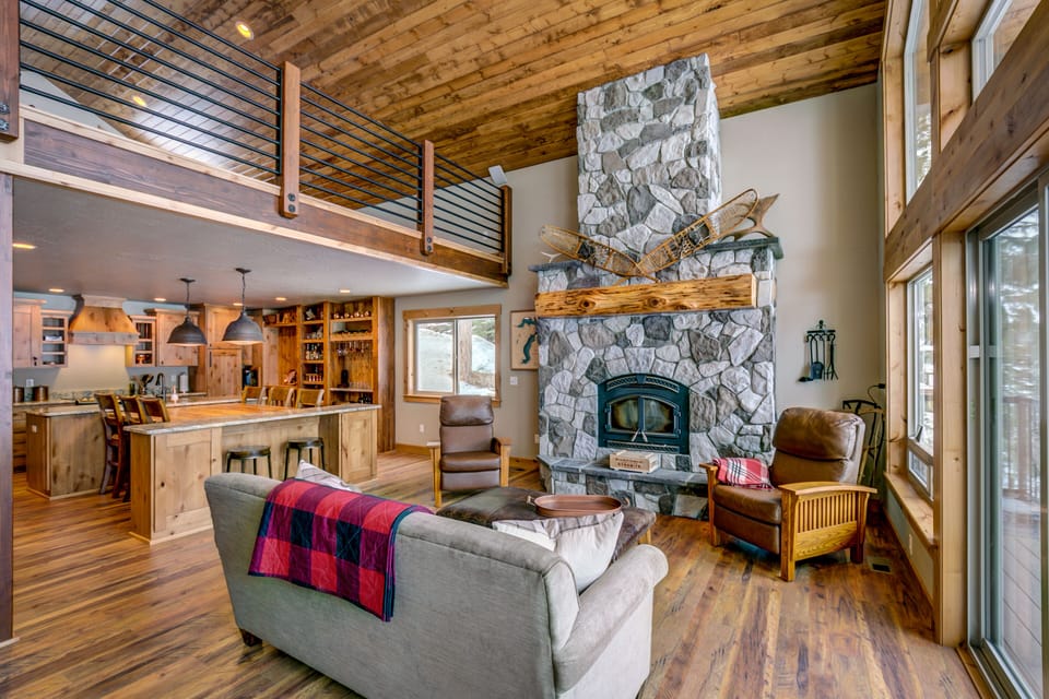 Spacious, great-room layout