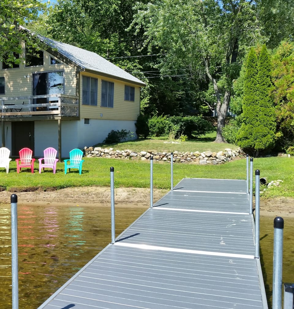 Your home for the duration of your stay and your private swim dock....