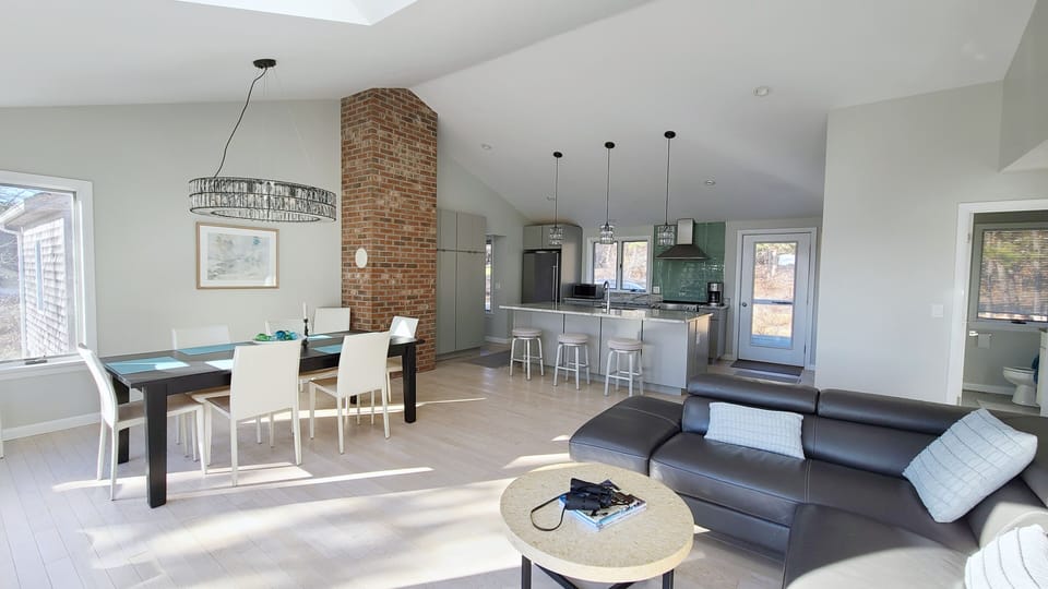 Main living area is open and bright