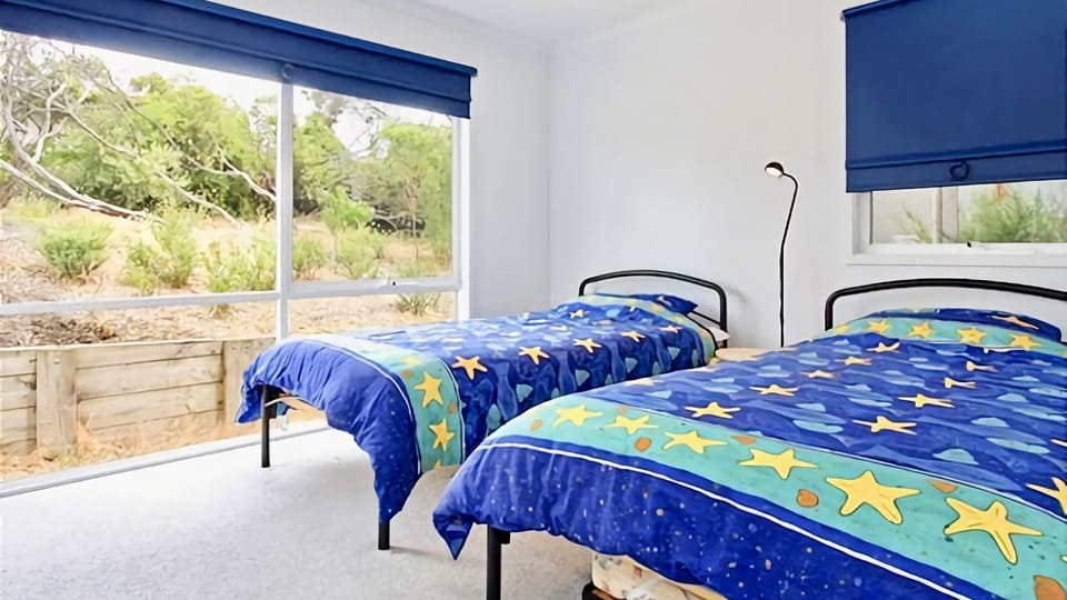 2 King single beds for a restful sleep.