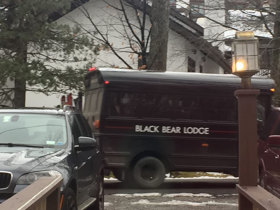 Shuttle Bus at the door