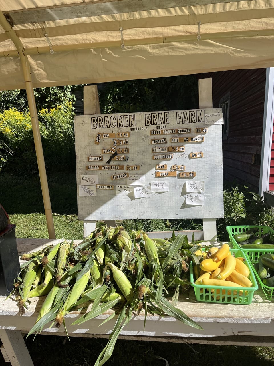 Local Monterey farm stand open daily