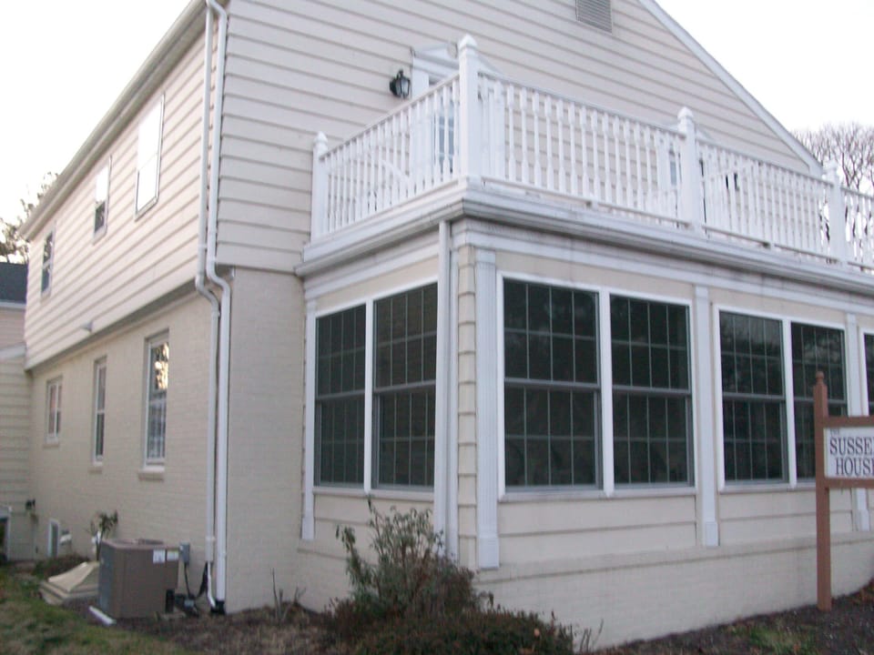 South side of home