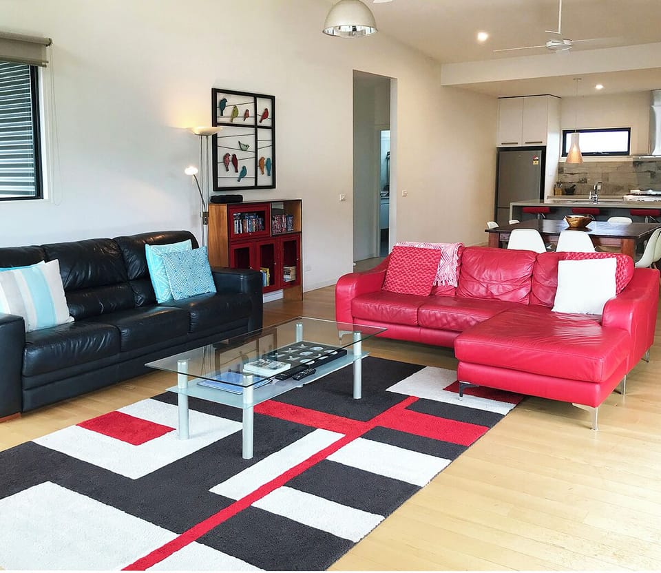 Lots of seating in the living room.