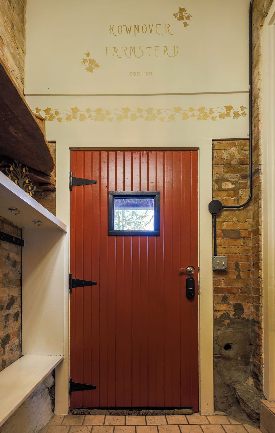 Inside of the main entryway