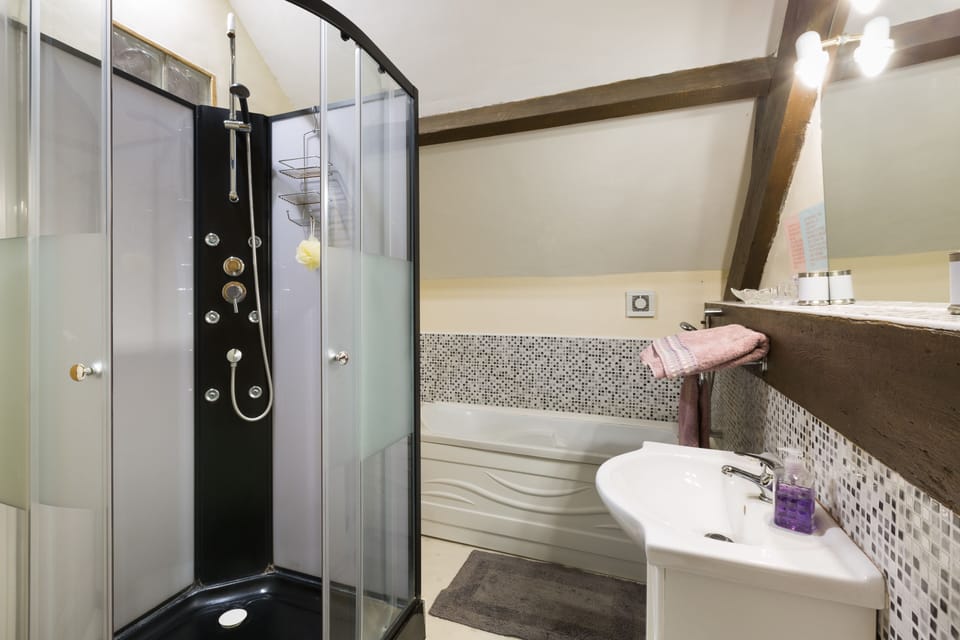 St Michel room, bathroom.