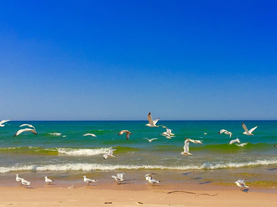 Lake Michigan only 3 blocks away!!