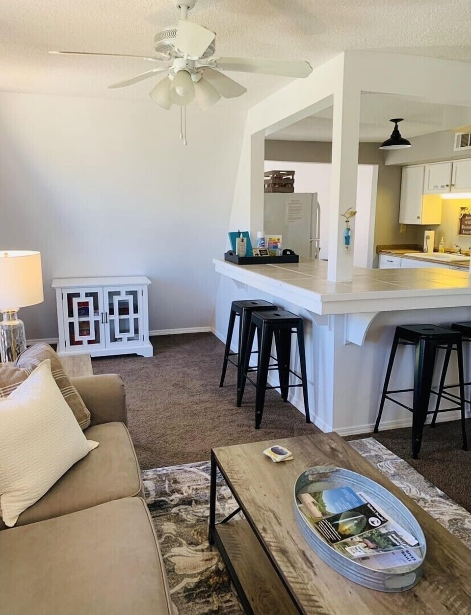 Large family space for gathering and playing board games. 