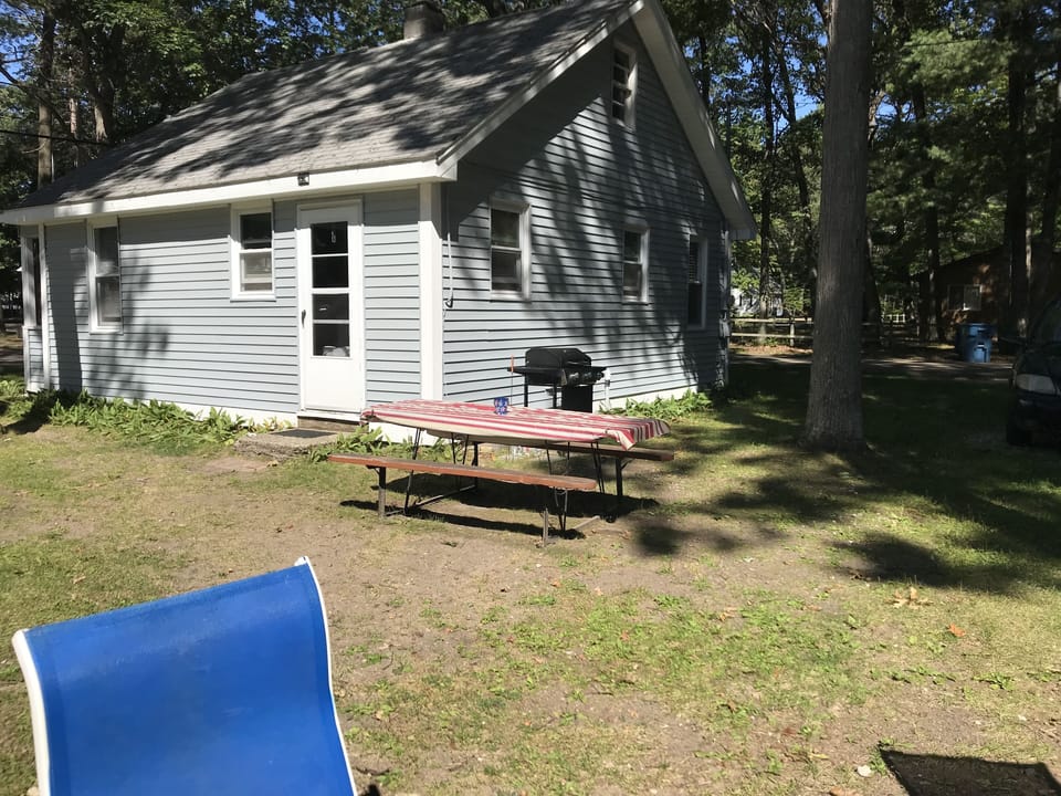 Outdoor grill and picnic area