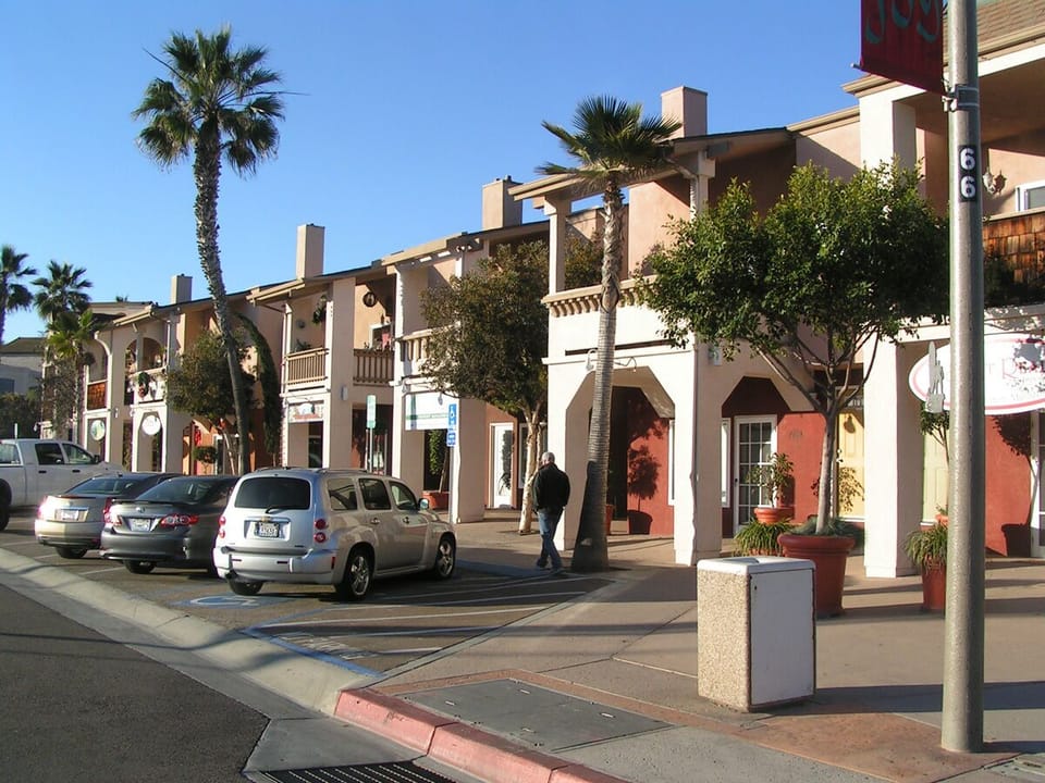 Main street.. 1 block away
