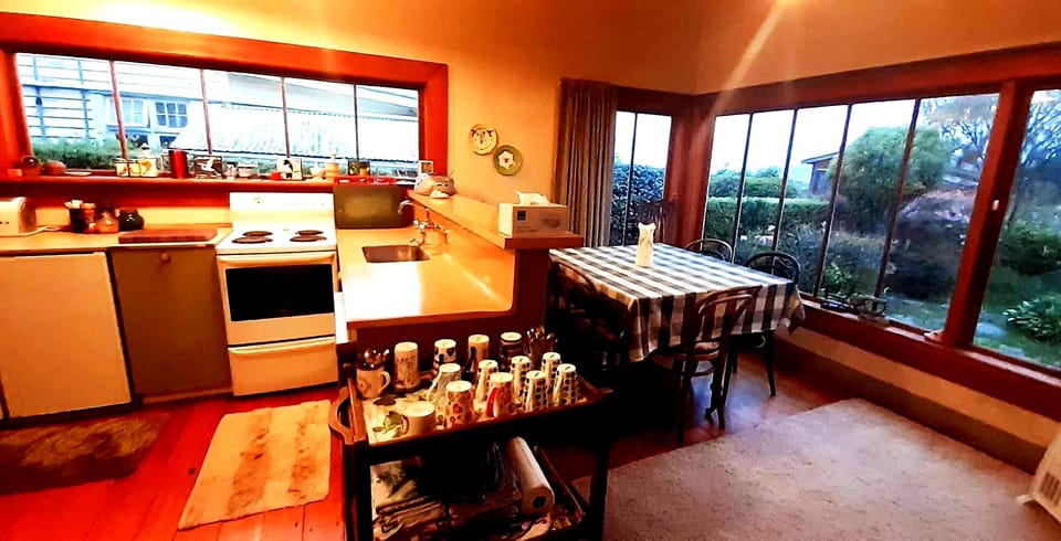 Kitchen/dining basic pantry items dishwasher, microwave, under bench fridges, 