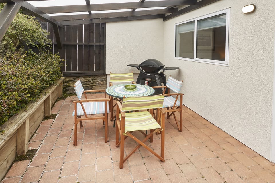 Outdoor Table and BBQ Area 