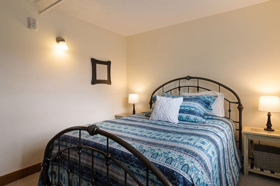 Bedroom #2 - one queen sized bed.