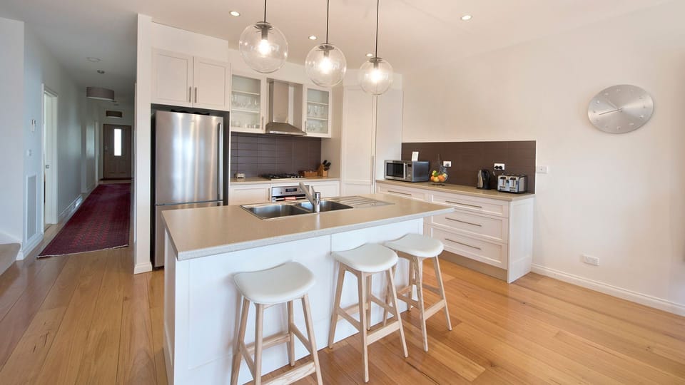 Cook up a storm in the fully equipped kitchen